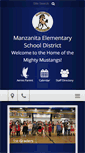 Mobile Screenshot of manzanitaelementaryschool.com